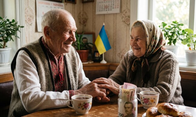 щасливе літнє подружжя довгожителі