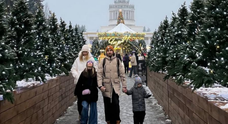Украинцы, зима, Новый год, ВДНХ, фото Знай.ua