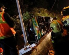 Опубліковані фото з місця жахливої ДТП на Тайвані