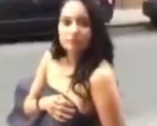 Чоловік змусив невірну дружину пройтися голою по Нью-Йорку (відео)