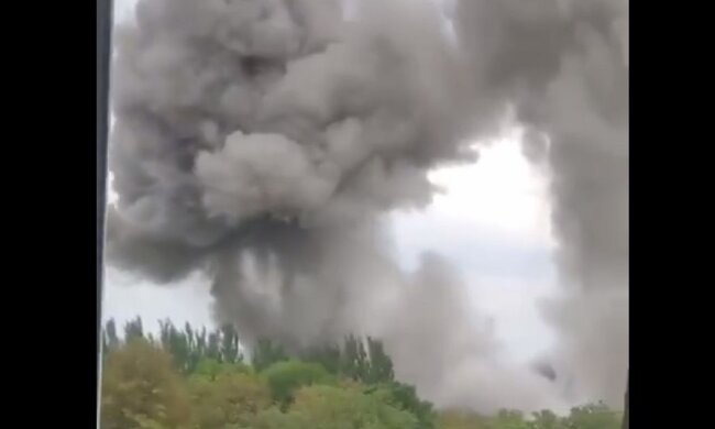 Вибухи в Лисичанську. Фото: скриншот з відео