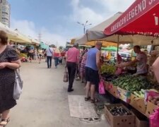 Ринок. Фото: скрин відео