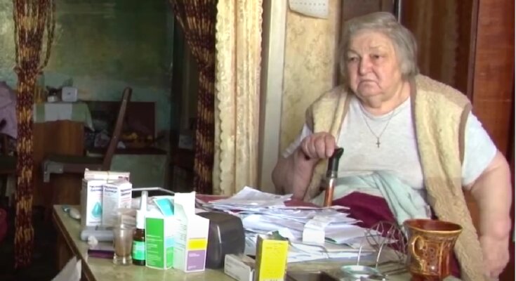 Пенсіонерка. Фото: скрін youtube