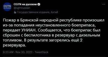 Брянська народна республіка, скріншот: Twitter