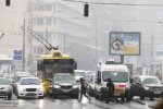 НП у Києві: вогонь охопив одразу кілька автобусів