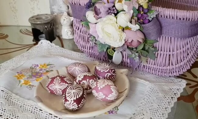 Яйца на Пасху, фото: скриншот из видео
