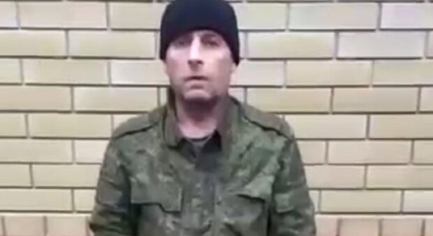 Полонений росіянин. Фото: з відео