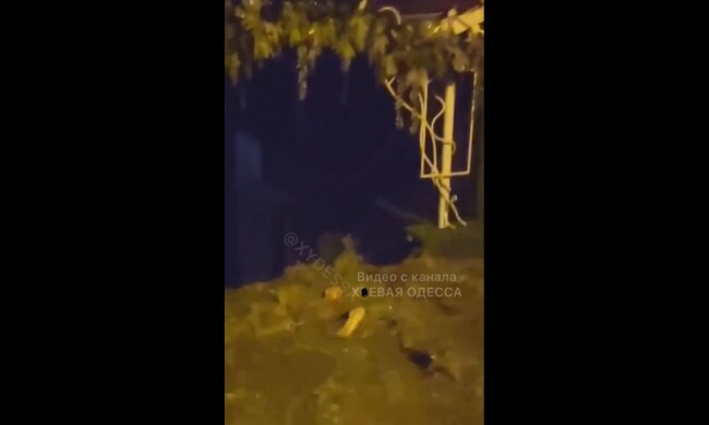 Негода в Одесі, скріншот: Telegram