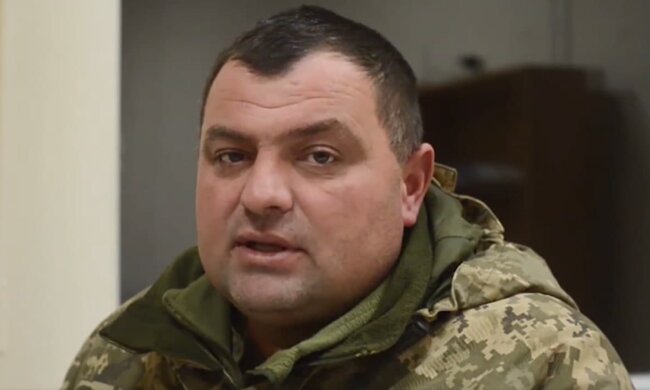 підполковник ЗСУ Богдан Дмитрук, скріншот з відео