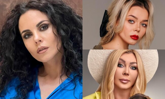 Білик, Каменських та Гросу, колаж з фото Instagram