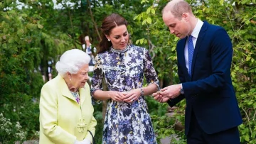 Єлизавета II, принц Вільям і Кейт Міддлтон, фото: Instagram / kensingtonroyal