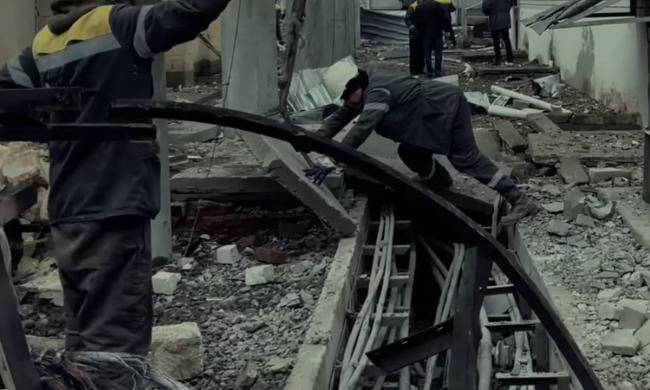 Наслідки атаки по енергетиці. Фото: скрін youtube