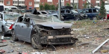 последствия атаки шахедами на Киев 10.06.2025