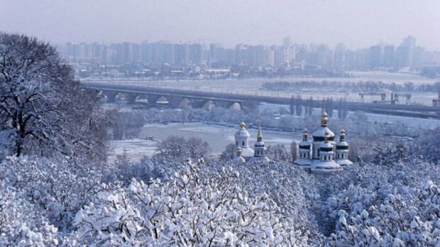 Киев зимой. Фото: Украинская правда