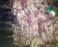 В АТО затримали 13 тонн контрабандного м'яса (фото)