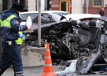 ДТП в Москве, фото Риа новости