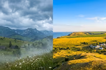 Погода в Украине, дождь и гроза