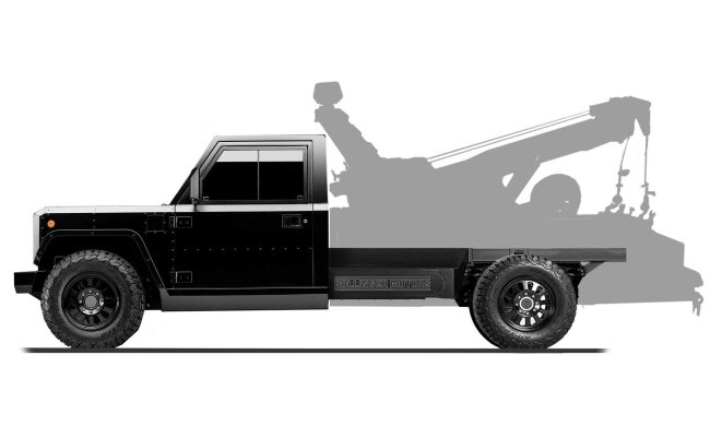 Bollinger B2 Chassis Cab, autocenter
