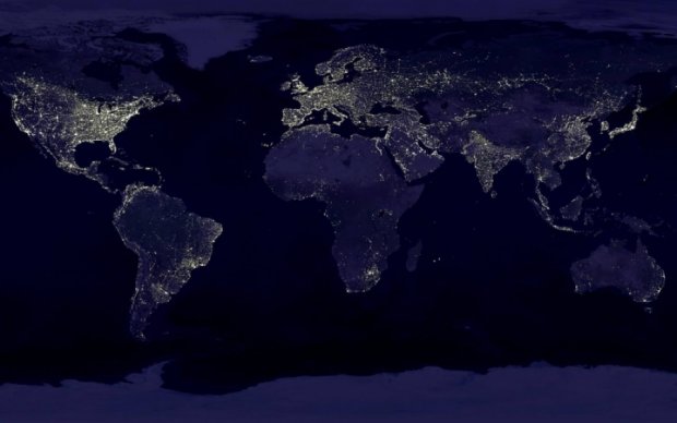NASA показало зрелищные кадры ночной Земли