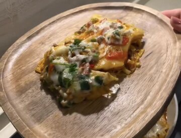 Лазанья на сковороде: скрин рецепта