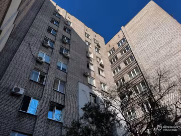 Общежитие на проспекте Свободы, 89-А в Днепре после восстановления