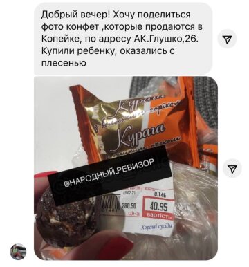 Публикация Telegram-канала "Народный ревизор", скриншот: Telegram