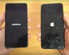 NOKIA 6 против iPhone 7 Plus - сравнение скорости работы