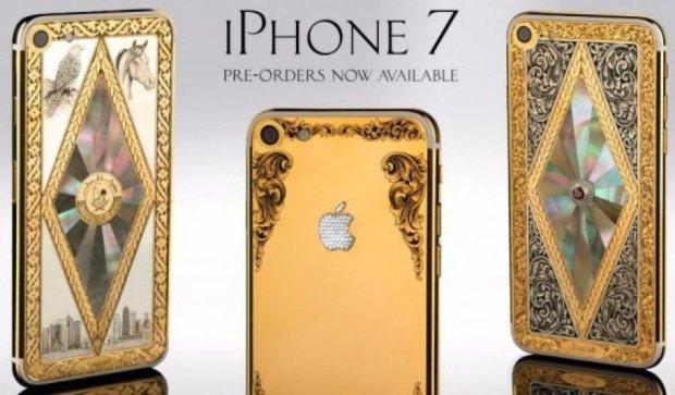 VIP-iPhone 7 прикрасили золотом і діамантами (ФОТО)