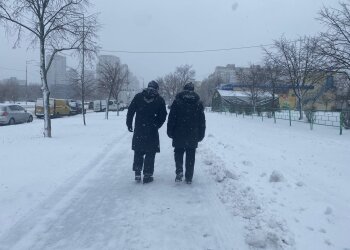 Українці, сніг, зима. Фото: Знай.ua