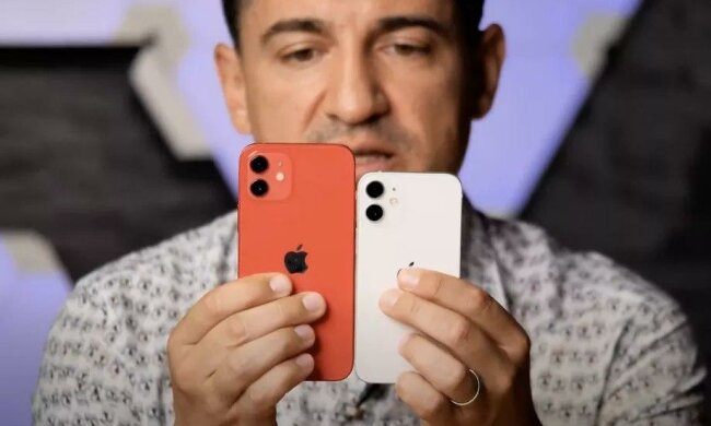 iPhone 12 mini, скріншот