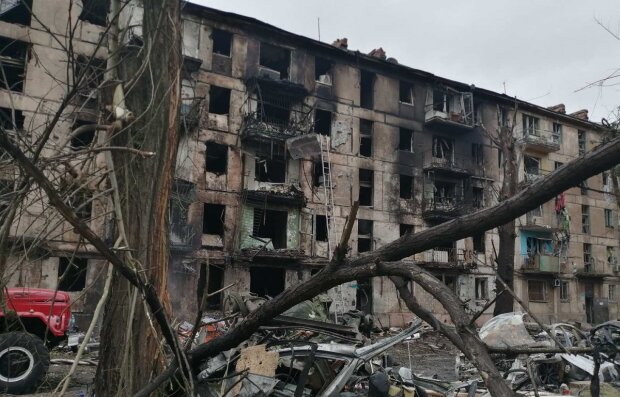 Зруйнований дім. Фото: Знай.UA
