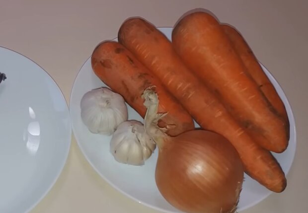 Морковь, скриншот из видео