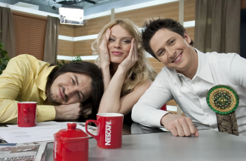 Сергій Притула, Оля Фреймут та Олександр Педан, фото із соцмереж