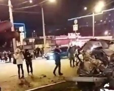 ДТП в Харькове, кадр из видео