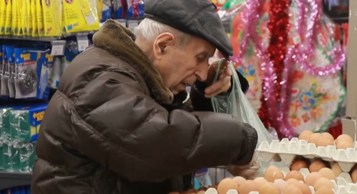 Пенсионер. Фото: скрин youtube