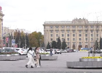 Харків, площа Свободи до руйнування, скріншот: Youtube