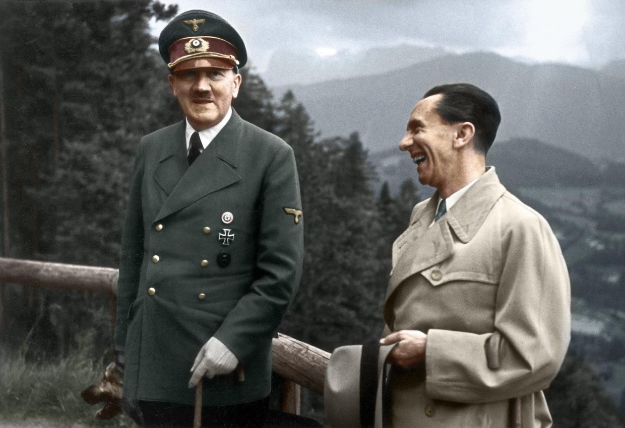Гитлер и Геббельс