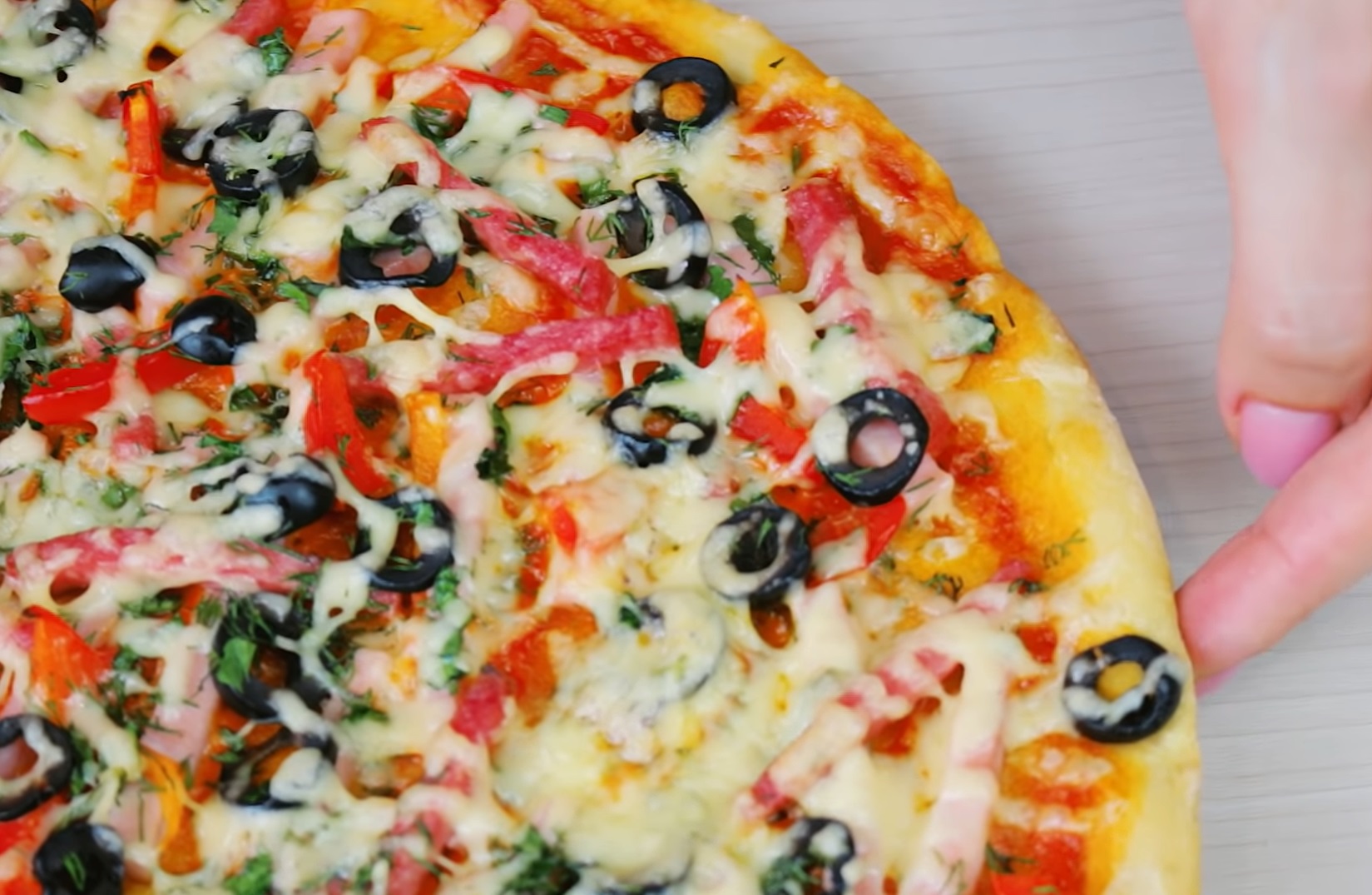 бездрожжевая пицца в духовке видео фото 68