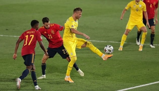 Match Ligi Nacij Ukrayina Ispaniya Yak Ramos Zagravav Z Bushanom Prosto Na Poli Znaj Yua