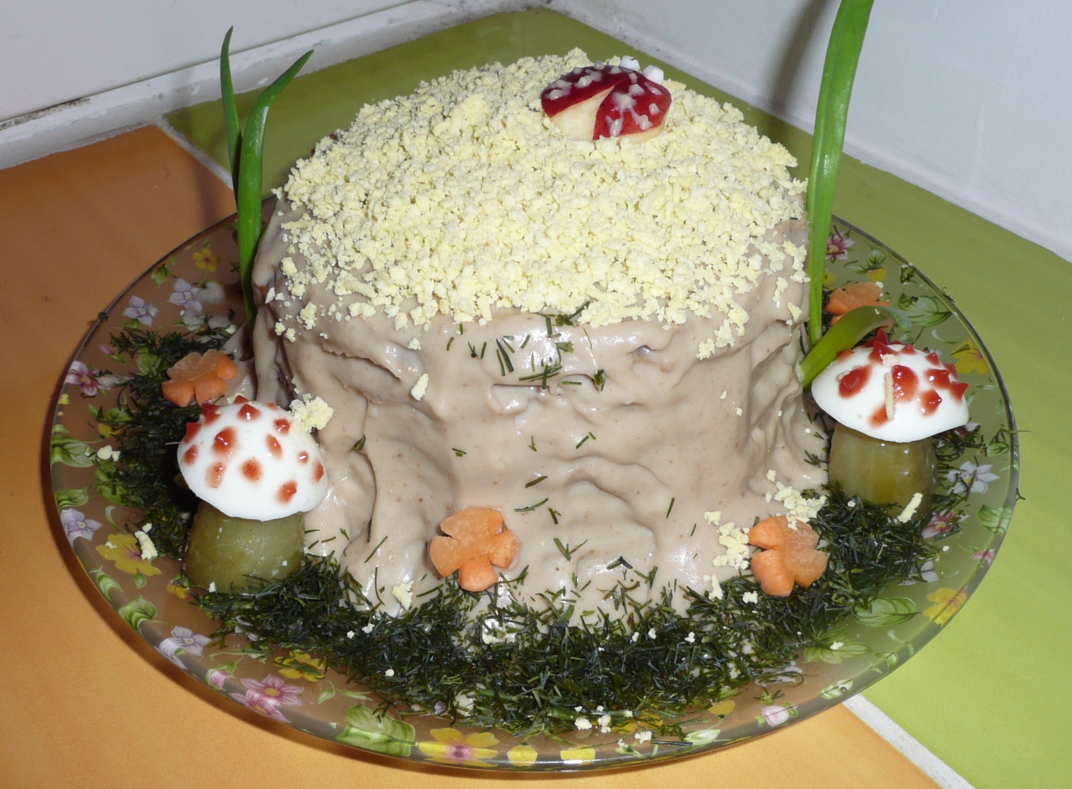 Салат пенек
