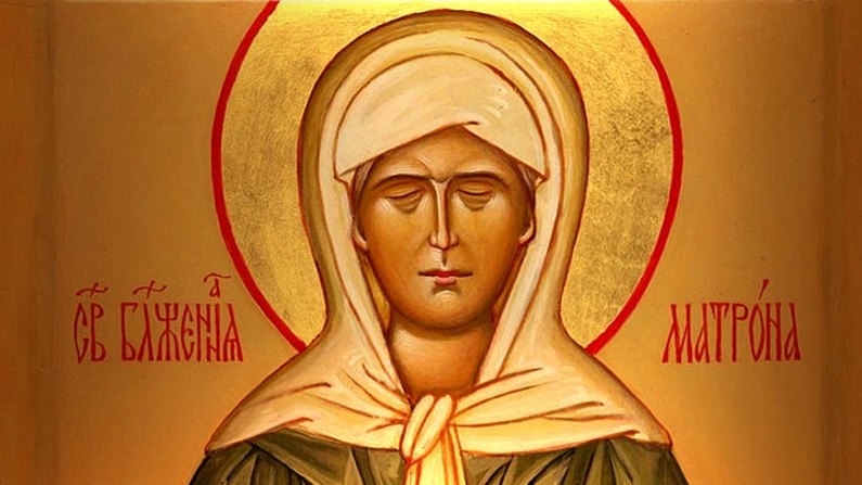 The repose of Holy Blessed Matrona