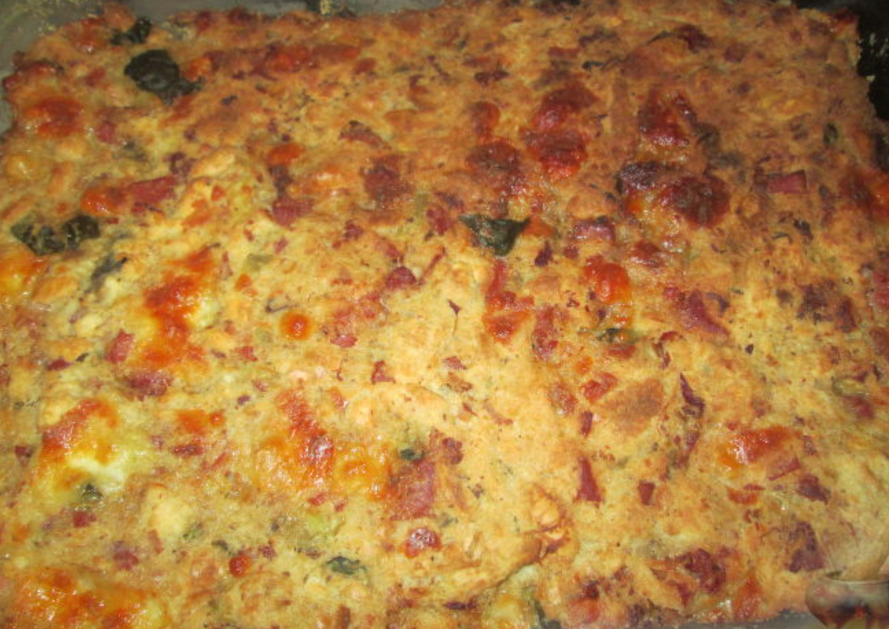 Пирог из черствого хлеба